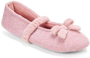 Women's Harmony Knit Mary Jane by Dearfoams in Pink Heather (Size XL M)