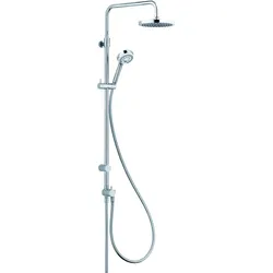 Kludi Logo Dual-Shower-System 6809105-00 chrom, mit Kopf- und Handbrause