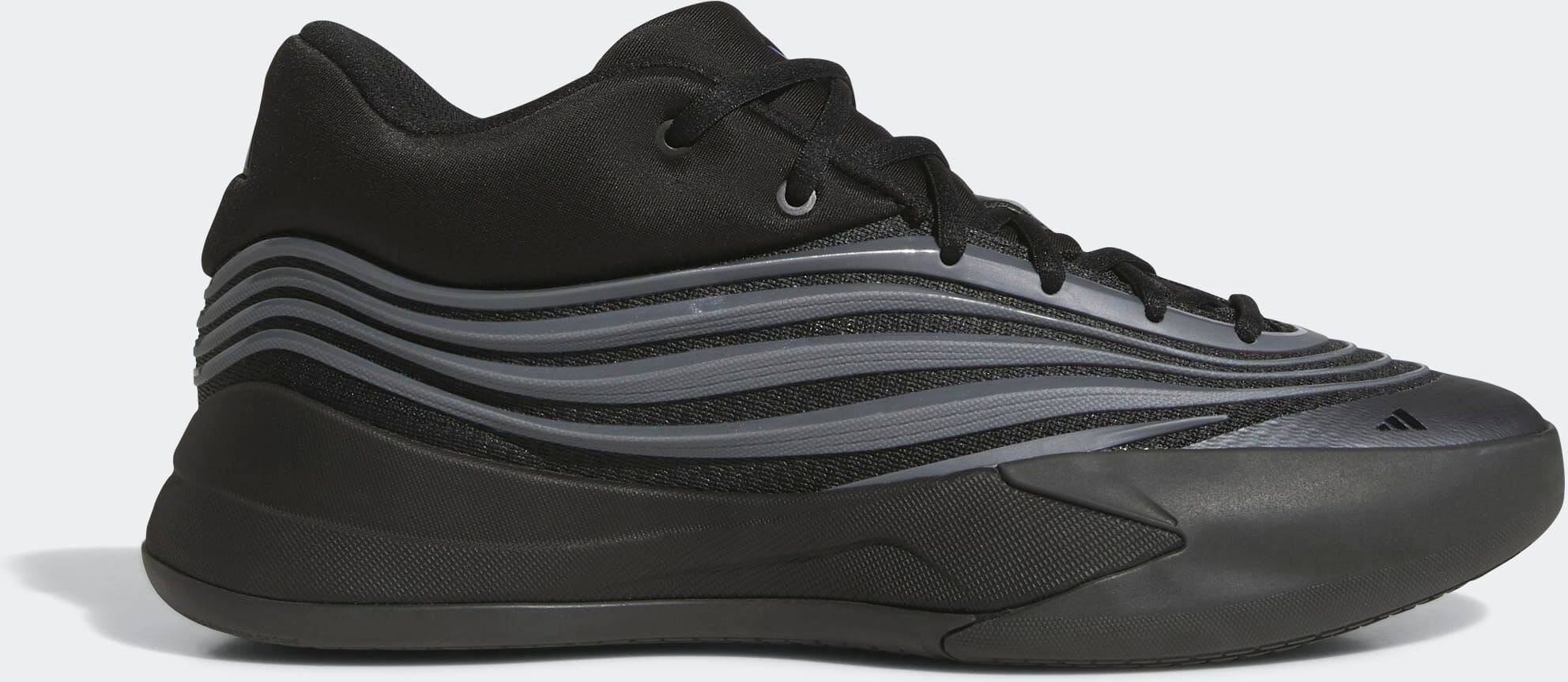 Adidas Performance "DAME X" Signature-Schuh von Damian Lillard core schwarz, iron metallic, lucid blau 44,5