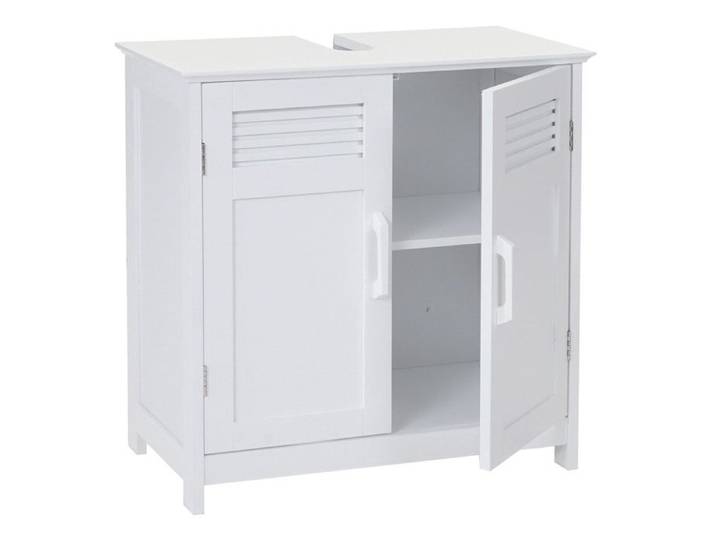 Meuble sous-vasque HWC-A85 60x60x30cm - blanc