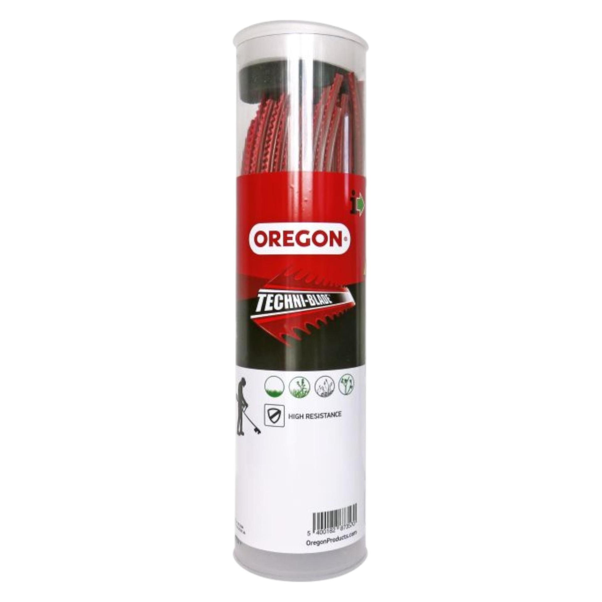 Oregon Faden Techni Blade 7.0 mm x 26 cm, 155 Stück, rot (Rasentrimmer) (525244)