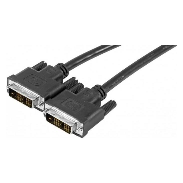 Exertis Connect DVI Monitorkabel, Singlelink, 18+1pol DVI-D St./St., 3.0 m Zum Anschluss von Monitoren und Beamern m (3 m) (127480)