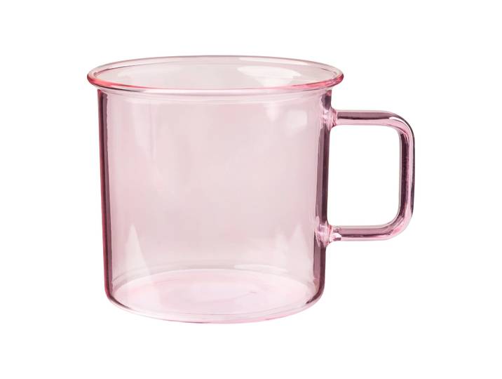 Muurla Muurla glazen mok 35 cl Roze