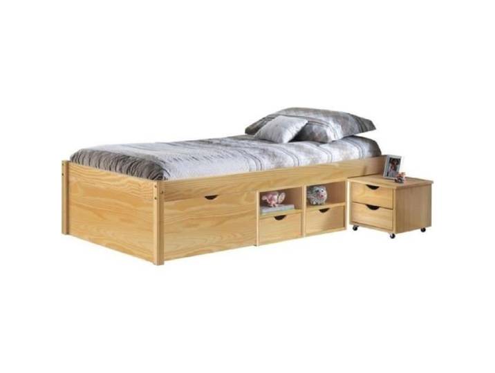 Lit Enfant Multi-Rangements  Clark  90x200cm Naturel