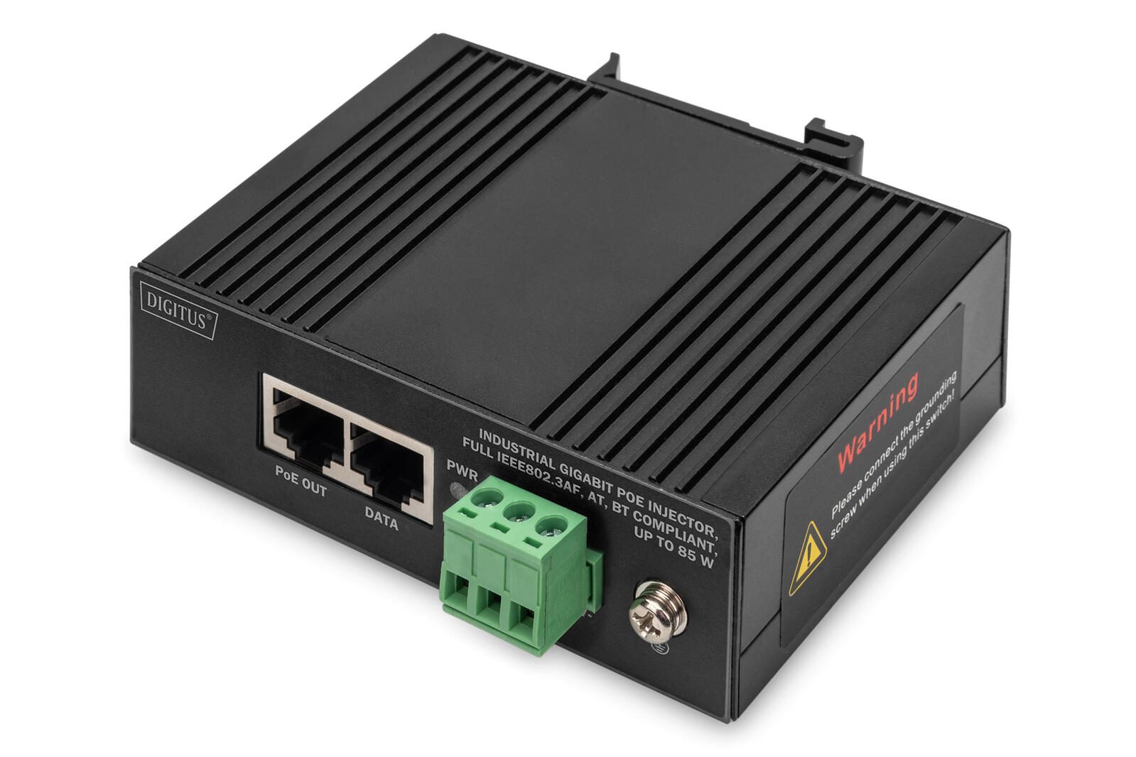 Digitus Gigabit EthernetPoE Injektor, Industriell DN-651141