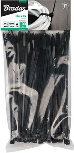 Bradas TS1188550B zwart 100 stuks