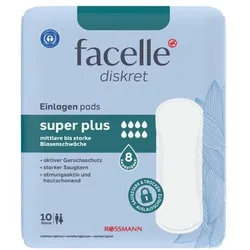 facelle 10er-Pack Einlagen »super plus«