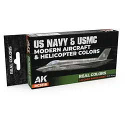 AK Real Colors US Navy&USMC Modern Aircraft&Helicopter Colors SET