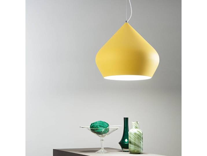 Luce Ambiente Design Hängeleuchte Tholos, dimmbar, gelb / orange, für Wohn- / Esszimmer, Metall, Modern
