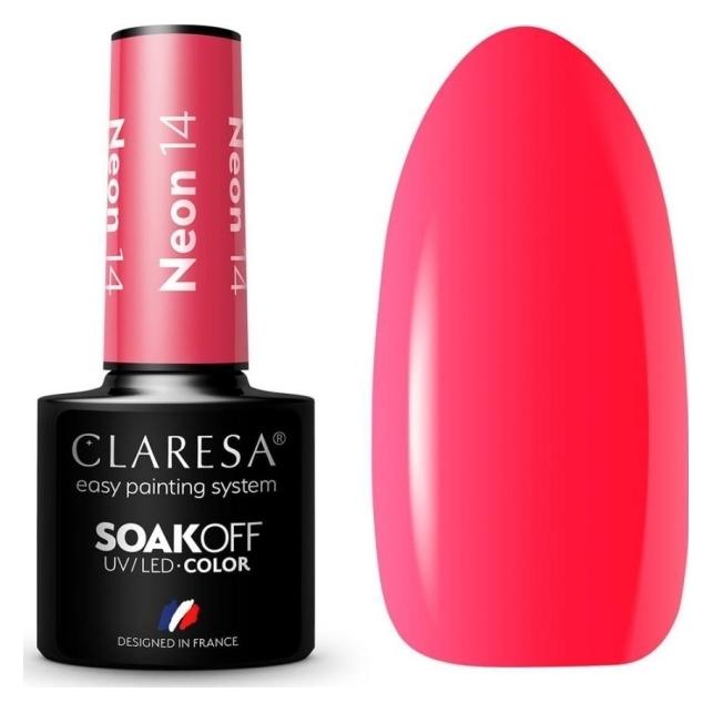 Claresa Neon UV Nagellack 5ml - Packung mit 14 Stück (UV-Gel Lack) (47624699)