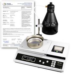 PCE Instruments Feuchtebestimmerwaage PCE-UX 3011D-ICA inkl. ISO-Zertifikat 220 g 180 °C eingebauter Drucker