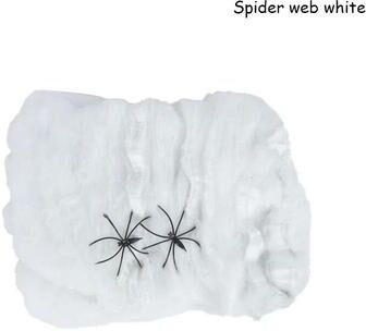 Uplift Picks Stretchy Artificial Spider Web Halloween Decor white 20g
