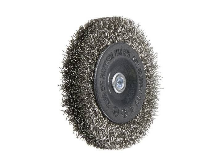 Wolfcraft Edelstahldraht-Scheibenbürste ⌀ 7.5 cm