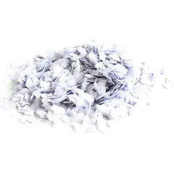TCM Slowfall Konfetti Schneeflocken 10x10mm, weiss, 1kg (Show Konfetti), Lichttechnik Zubehör