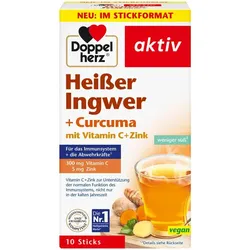 Doppelherz aktiv Heißer Ingwer + Curcuma  10 St Beutel