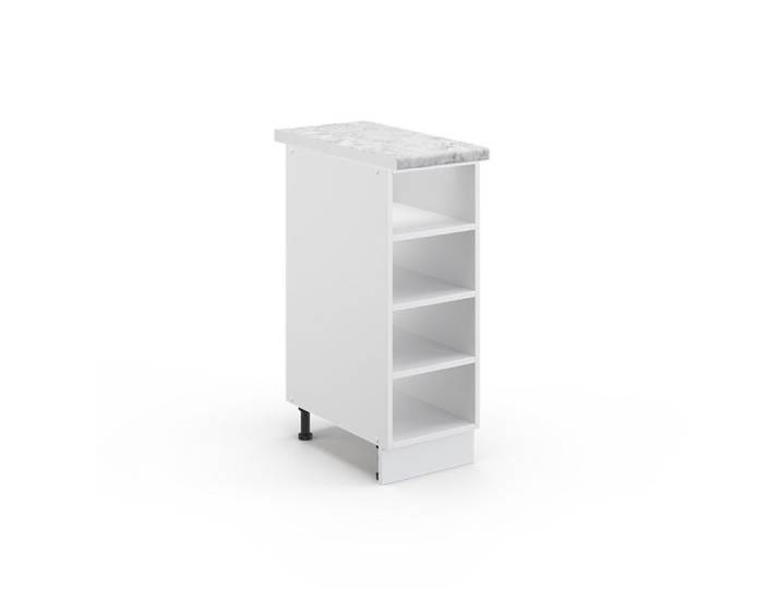 Etagère de cuisine Fame-Line 30cm PT Marbre Blanc/Blanc Vicco 46601