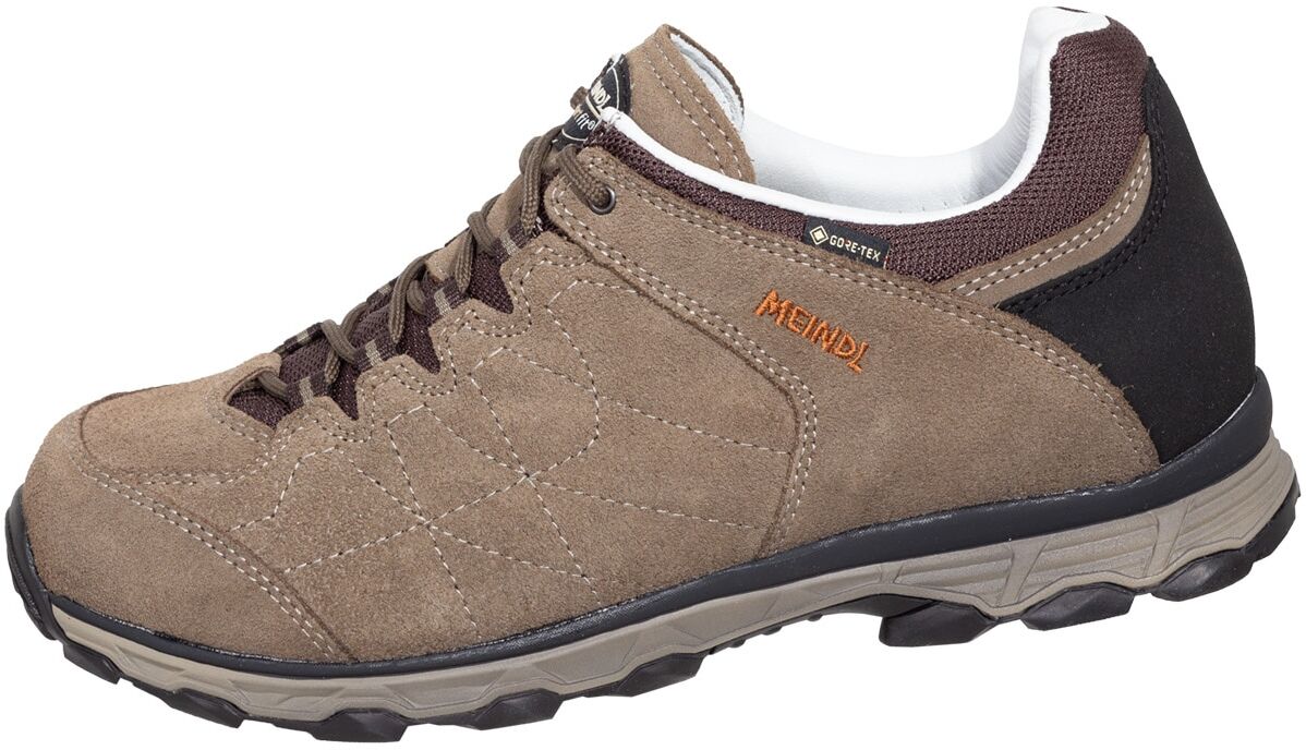 Wanderschuh MEINDL "Meindl Glasgow GORE-TEX", Herren, Gr. 46, Normalschaft, braun, Veloursleder, Schuhe Wanderschuh, wasserdicht braun 46, Normalschaft