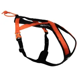 Non-Stop Dogwear Non-Stop - Harness Rush - Black/Orange - 7 (7, Hund, Hundesport), Halsband + Leine