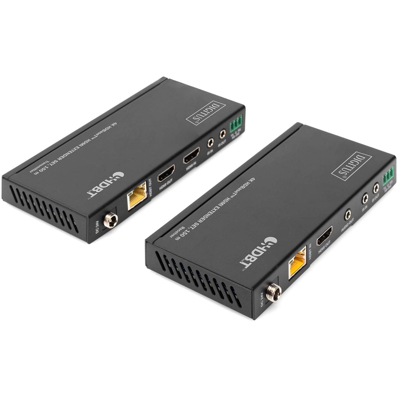 Digitus DS-55508 - Sender und Empfänger - Video-, Audio-, Infrarot- und serielle Erweiterung - HDMI, HDBaseT