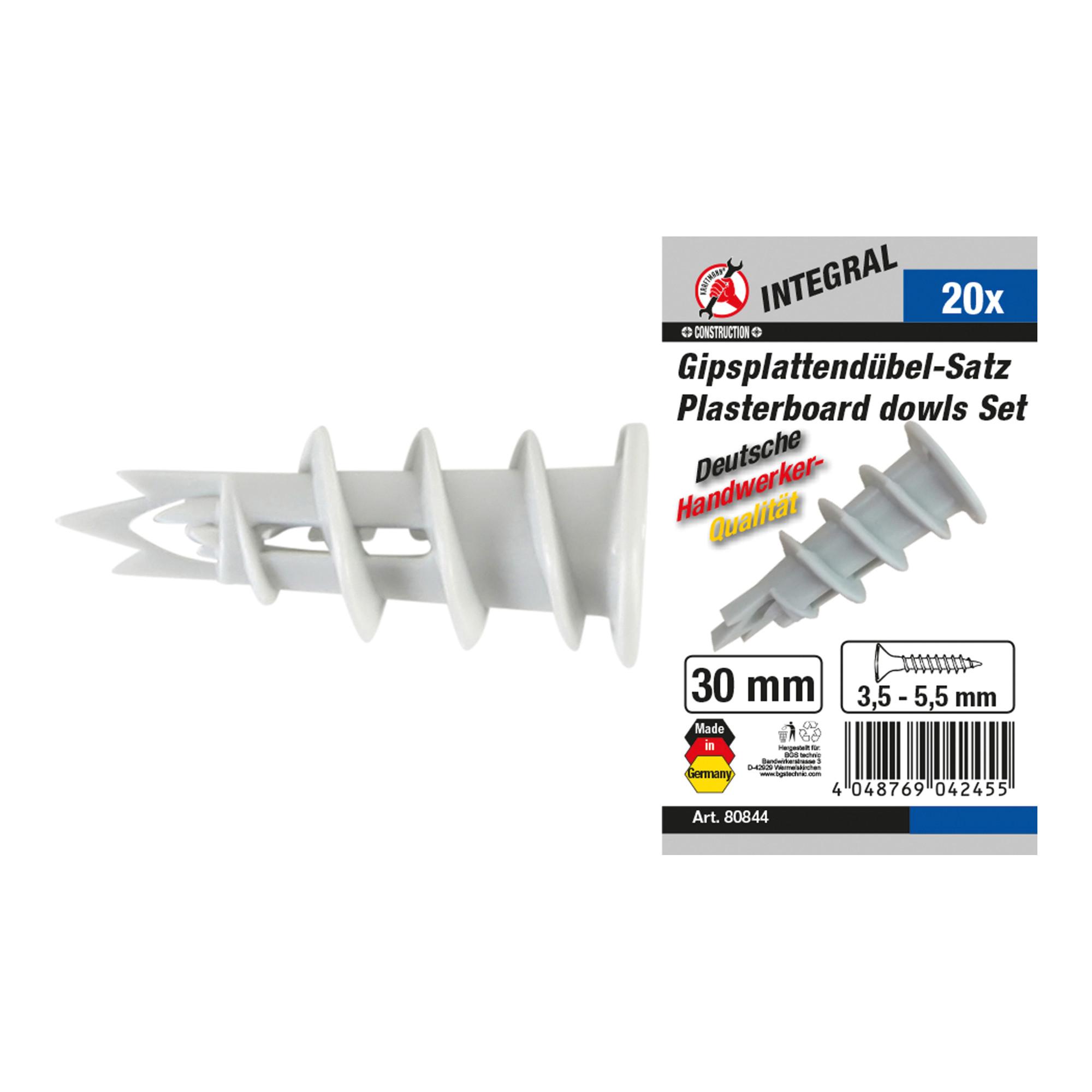 BGS Do it yourself Gipsplattendübel-Sortiment 20-tlg. (80844)