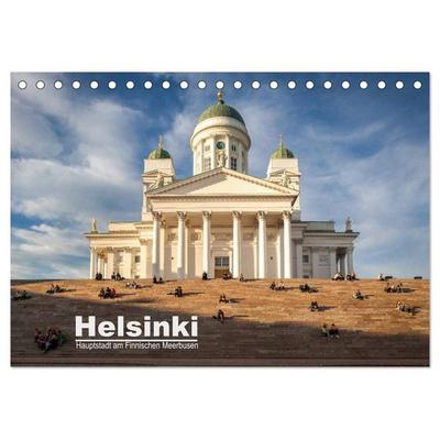 Helsinki - Hauptstadt am Finnischen Meerbusen (Tischkalender 2026 DIN A5 quer), CALVENDO Monatskalender