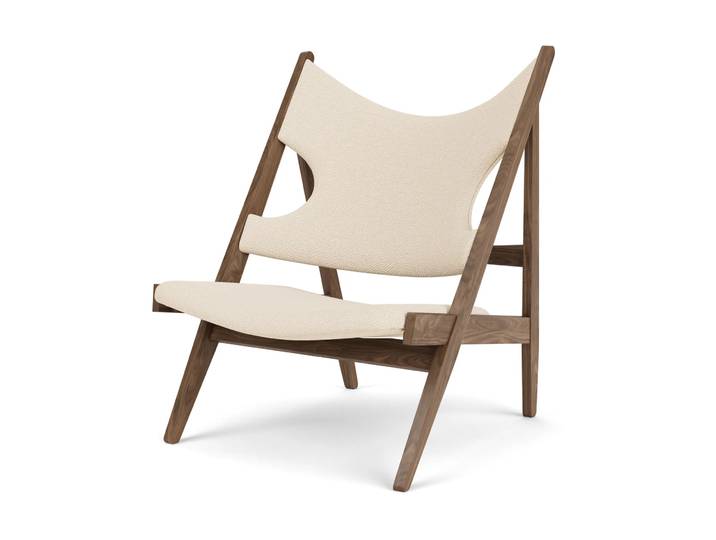 Audo Copenhagen Chaise lounge Knitting Walnut-Logan Jasmine