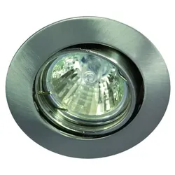 Rutec ALU55345 ALU-Druckguss Einbau- Strahler Schwenkbar MR-11-Eisen geb.-35W