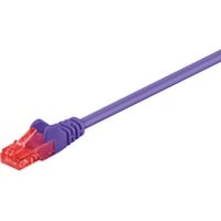 Patchkabel Cat.6 U/UTP, RJ-45 > RJ-45 violett, 1 Meter