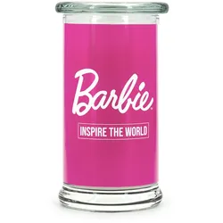 Fragrance and Style GmbH Barbie™ Duftkerze, Inspire The World, blumig-frisch, Kerze im Glas, Sojawachs, 18,1 x 9,9 cm, Geschenk Barbie Fan, rosa