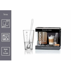 Ritzenhoff & Breker LENA Latte Macchiato Gläser mit Löffel 350 ml 2er Set