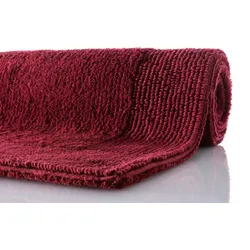RHOMTUFT Badteppich PRESTIGE/EXQUISIT cardinal 70 cm x 130 cm
