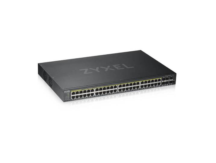 Zyxel GS1920-48HPV2, Géré, Gigabit Ethernet (10/100/1000), Connexion Ethernet, supportant l'alimentation via ce port (PoE) GS192048HPV2-EU0101F