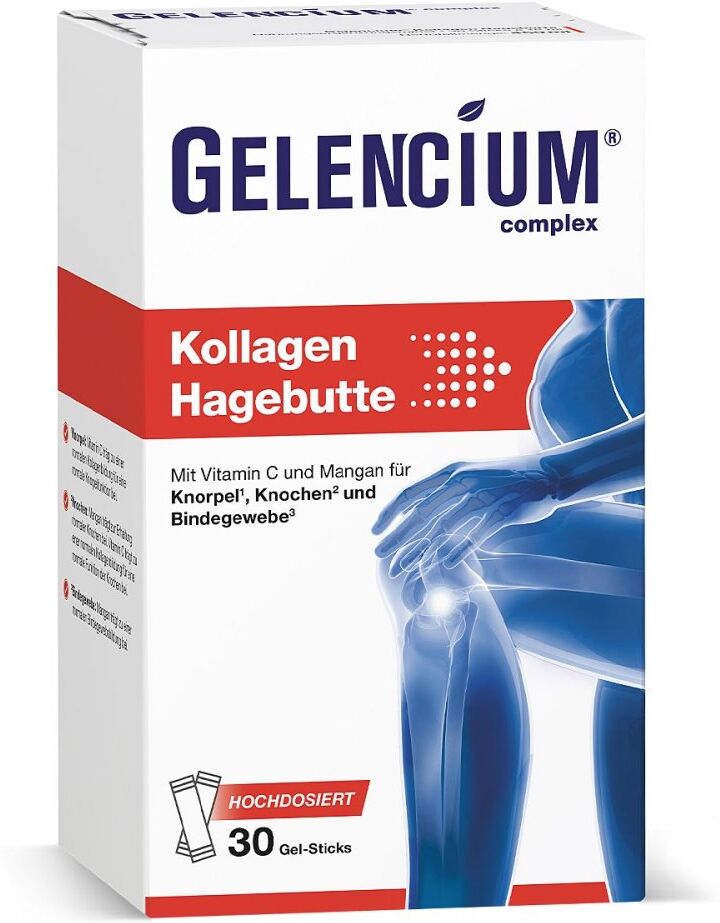 Gelencium® Kollagen Hagebutte + Vitamin C Direkt-Sticks