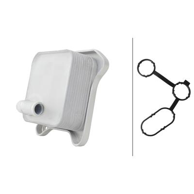 HELLA Ölkühler, Motoröl 8MO 366 360-701 für CUPRA
