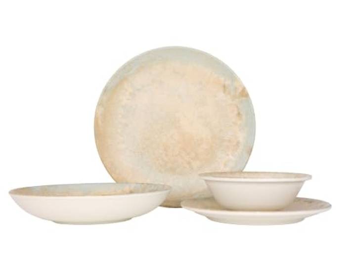 Bonna Geschirrset (Medium) - Luz - 24 teilig - 6 Personen - Porzellan