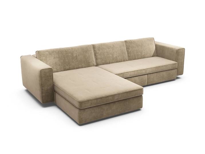 Ecksofa CLOUDY1, Sensoo, off-white, Textil