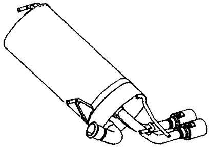 VEGAZ PGS-366 Endschalldämpfer