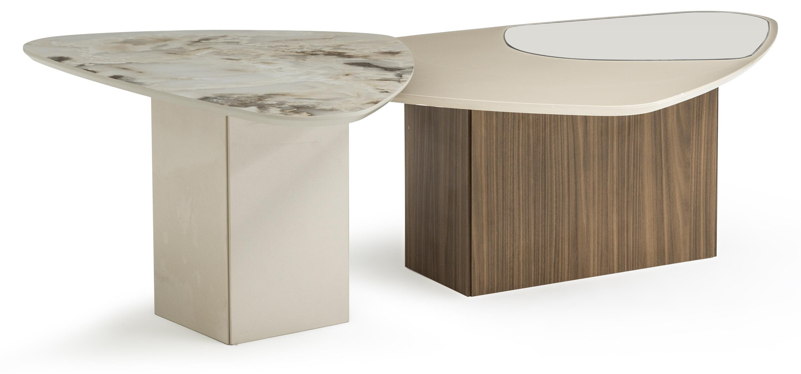 Moderne en elegante woonkamer set met salontafel en bijzettafel van AEA