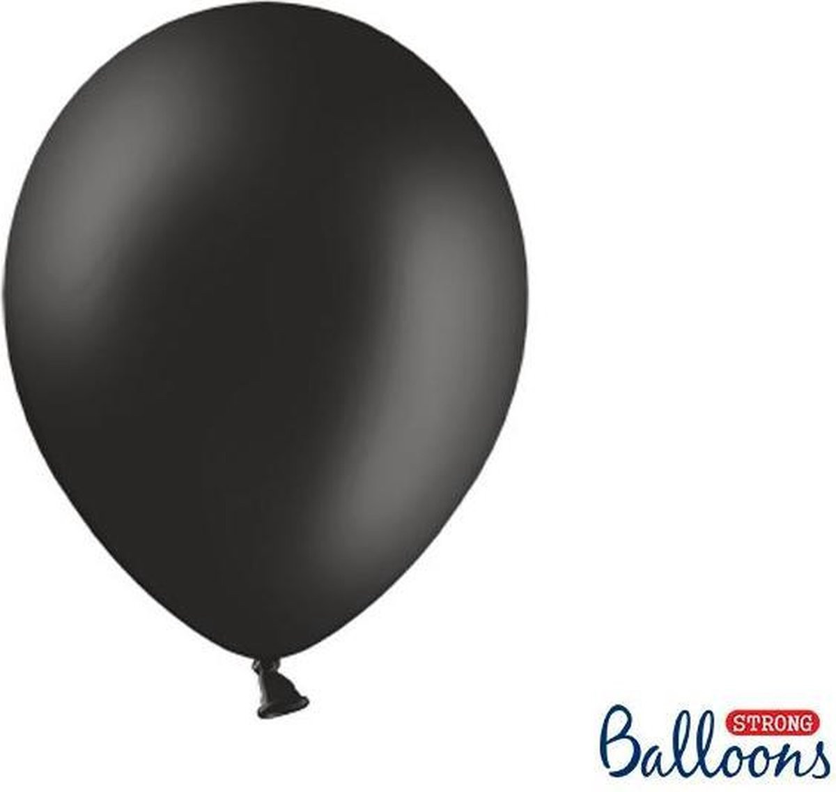 Party Deco Pastel Ballonnen Zwart 50 stuks
