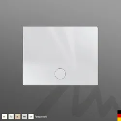 Mauersberger Duschwanne „davisi“ 1100 × 800 mm in Starwhite
