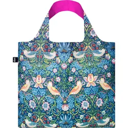 LOQI Museum William Morris The Strawberry Thief Tasche neonrosa recycelt