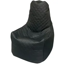 Primo Sitzsack  Gamernest ¦ schwarz ¦ Maße (cm): B: 80 H: 80 T: 80.0