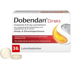 DOBENDAN Direkt Flurbiprofen Lutschtabletten 36 St