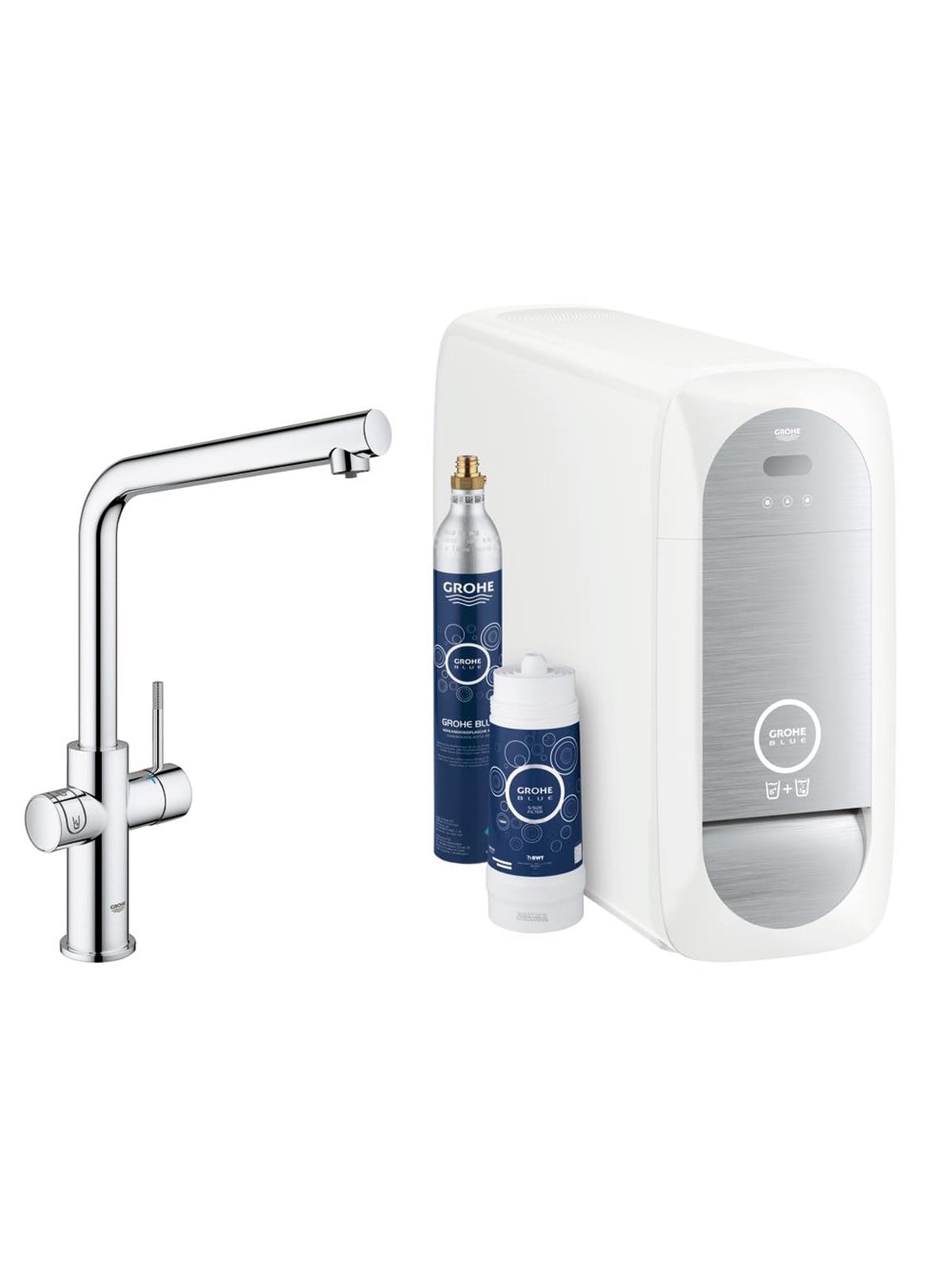 Grohe Blue Home, L-Auslauf Starter Kit, chrom