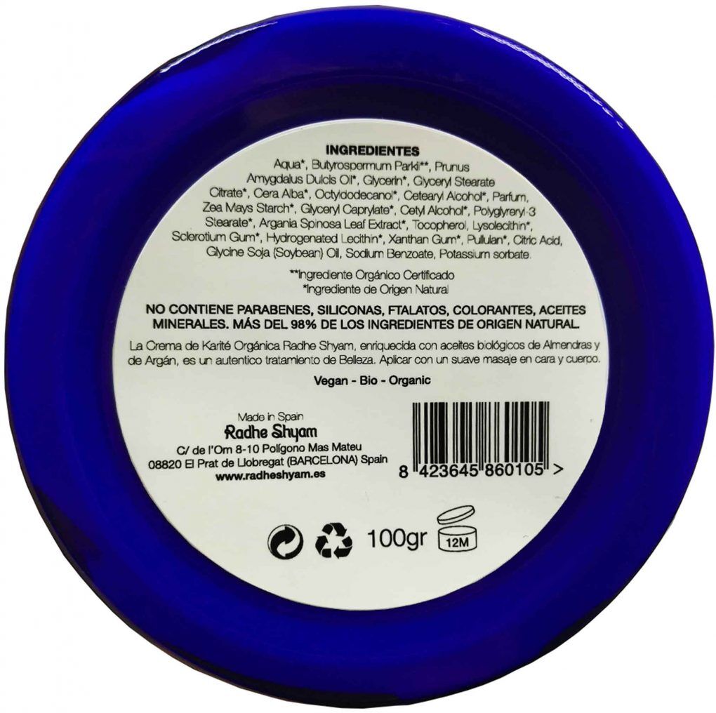 Radhe Shyam Organic Shea Butter Facial Cream 100 gr