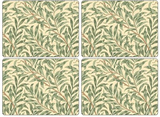Morris & Co Willow Bough Green Placemats Set of 4
