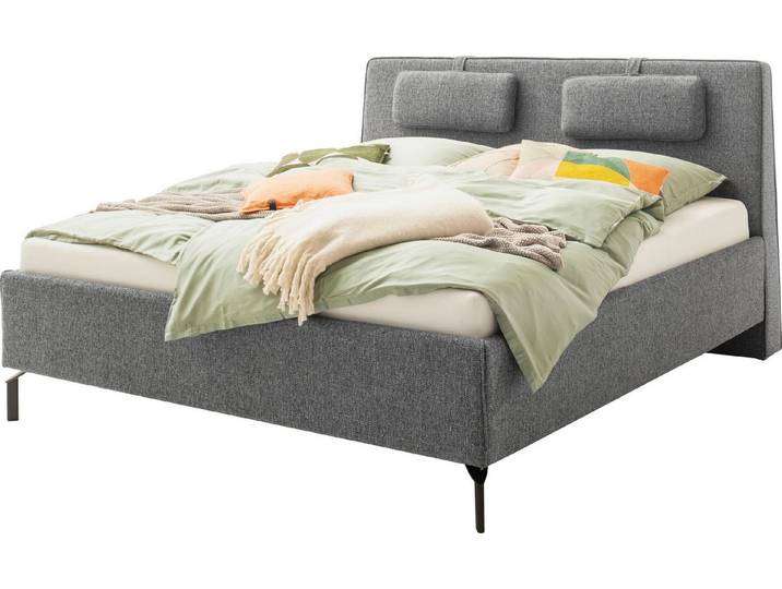 SCHÖNER WOHNEN-Kollektion Polsterbett MADRID wahlweise mit Bettkasten, erhältlich in der Größe 180x200cm, wahlweise mit schwarzen Metallfüßen oder Holzfüßen