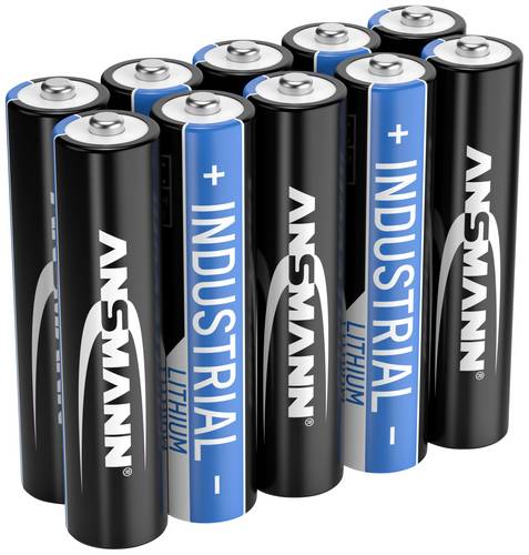 Ansmann Lithium Industrial LR03 Micro (AAA)-Batterie Lithium 1150 mAh 1.5V 10St.