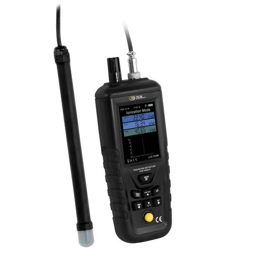 PCE Instruments Geigerzähler PCE-RAM 9 |-, β-, X- Strahlung |0...10 mSv/h |Geiger-Müller-Zählrohr |Temperatur |Feuchte