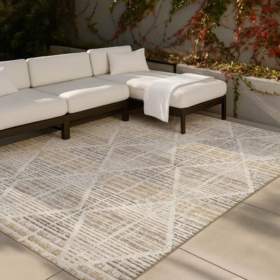 Addison Rugs Machine Washable Indoor/ Outdoor Modern Ovid Chantille Rug